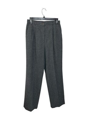 Vintage Pendleton 100% gray virgin wool trousers - 12
